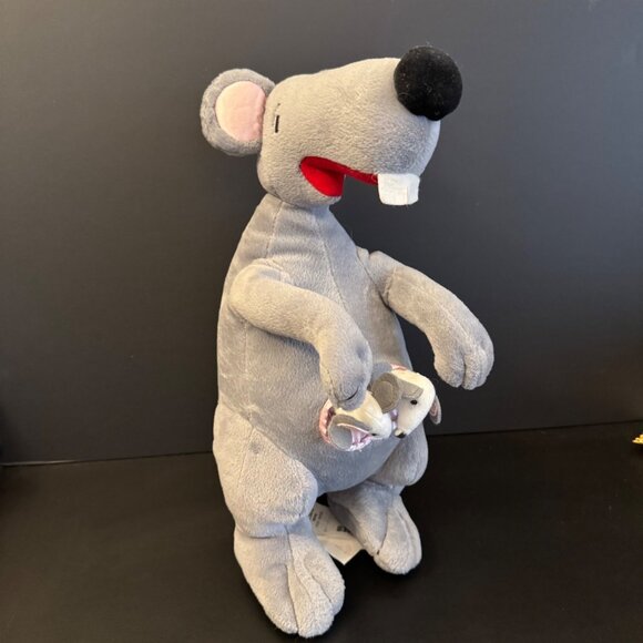 IKEA Other - Vintage Ikea Plush Rat with Babies in Pouch Fa Fä Collectible